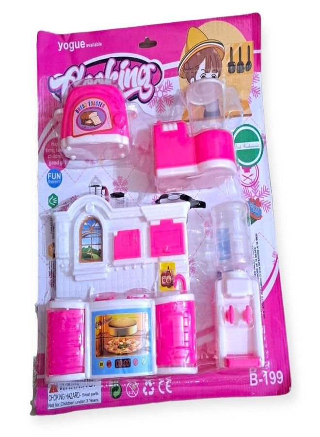 JNiL Little Chef Kids Kitchen Play Set with Cooking Kitchen Set Play Toy - Image 2